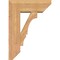 Ekena Millwork Balboa Slat Smooth Bracket w/ Offset Brace, Western Red Cedar, 7 1/2"W x 20"D x 28"H BKT0806X20X28BOA06SWR - alternate 3